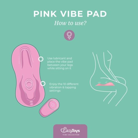 Vibe Pad Tapping + Vibrating - Pink Vibe Pad Tapping + Vibrating - Pink