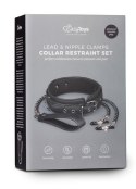 Wiązania-Leather Collar With Nipple Chains Wiązania-Leather Collar With Nipple Chains