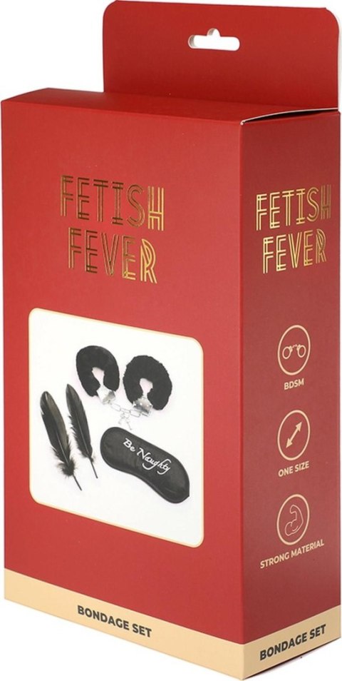 Fetish Fever - Bondage Set - 4 pieces - Black Fetish Fever - Bondage Set - 4 pieces - Black