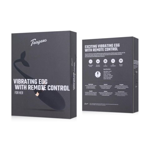 Luxurious Vibrating Egg w/ Remote Control - Black Luxurious Vibrating Egg w/ Remote Control - Black