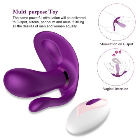 Remote wearable vibrator PURPLE Remote wearable vibrator PURPLE