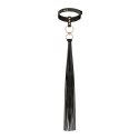 Rosy Gold - Collar with Flogger - Black Rosy Gold - Collar with Flogger - Black