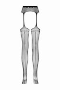 Suspender pantyhose Tula - Black Suspender pantyhose Tula - Black