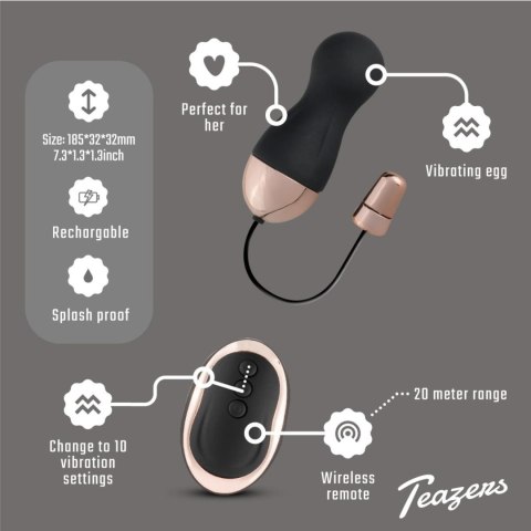 Teazers Vibrating Egg With Remote Control Teazers Vibrating Egg With Remote Control
