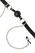 Ball Gag with nipple clamps Party Hard Gratitude Ball Gag with nipple clamps Party Hard Gratitude