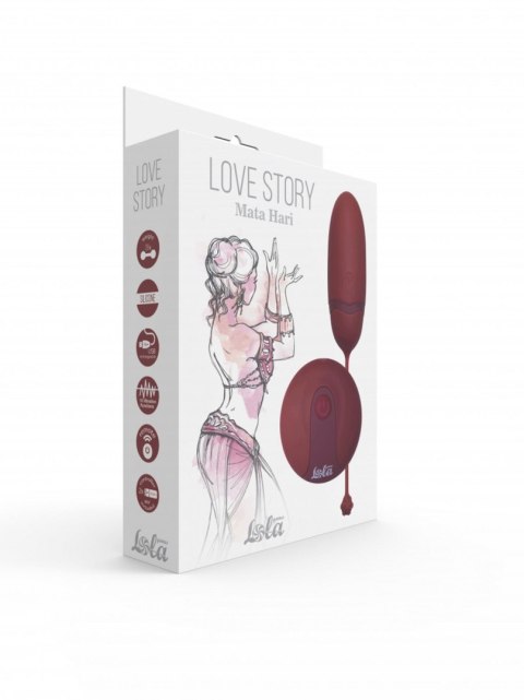 Egg with Remote Control Love Story Mata Hari Wine Red Egg with Remote Control Love Story Mata Hari Wine Red