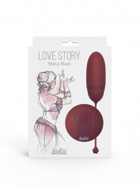 Egg with Remote Control Love Story Mata Hari Wine Red Egg with Remote Control Love Story Mata Hari Wine Red
