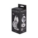 Enlarged Anal Plug Diamond Clear Sparkle XL Enlarged Anal Plug Diamond Clear Sparkle XL