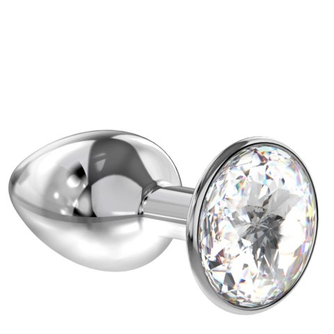 Enlarged Anal Plug Diamond Clear Sparkle XL Enlarged Anal Plug Diamond Clear Sparkle XL