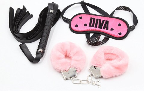 Fetish Fever - Bondage Set - 3 pieces - Pink/Black Fetish Fever - Bondage Set - 3 pieces - Pink/Black