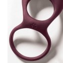 Pierścień- Vibrating Double Cockring Daydream Wine Red Pierścień- Vibrating Double Cockring Daydream Wine Red