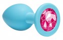 Plug-Anal Plug Emotions Cutie Medium Turquoise Pink crystal Plug-Anal Plug Emotions Cutie Medium Turquoise Pink crystal