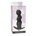 Plug-Anal Spiral Vibrating Black Plug-Anal Spiral Vibrating Black