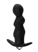 Plug-Anal Spiral Vibrating Black Plug-Anal Spiral Vibrating Black
