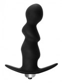 Plug-Anal Spiral Vibrating Black Plug-Anal Spiral Vibrating Black