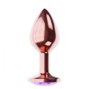 Plug-Butt Plug Diamond Amethyst Shine L Rose Gold Plug-Butt Plug Diamond Amethyst Shine L Rose Gold