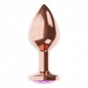Plug-Butt Plug Diamond Amethyst Shine S Rose Gold Plug-Butt Plug Diamond Amethyst Shine S Rose Gold