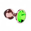 Plug-Butt Plug Diamond Emerald Shine S Rose Gold Plug-Butt Plug Diamond Emerald Shine S Rose Gold