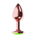 Plug-Butt Plug Diamond Emerald Shine S Rose Gold Plug-Butt Plug Diamond Emerald Shine S Rose Gold