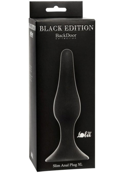 Plug-Slim Anal Plug XL Black Plug-Slim Anal Plug XL Black