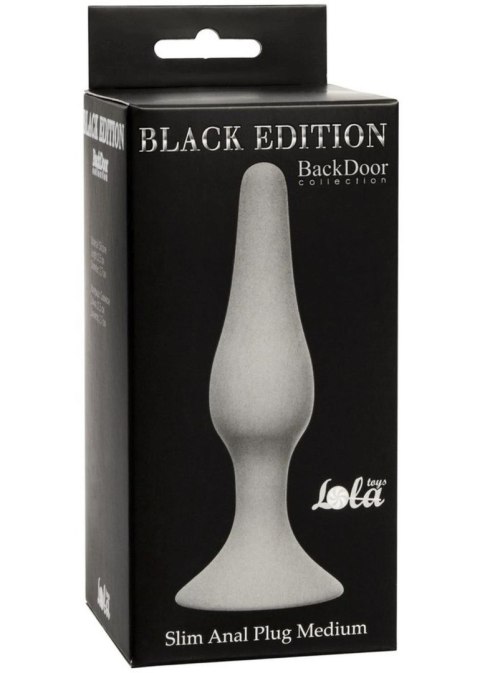Plug-Slim Anal Plug Medium Grey Plug-Slim Anal Plug Medium Grey