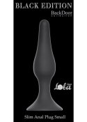 Plug-Slim Anal Plug Small Black Plug-Slim Anal Plug Small Black