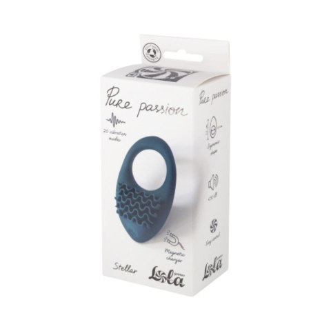 Rechargeable Vibro cockring Pure Passion Stellar Green Rechargeable Vibro cockring Pure Passion Stellar Green