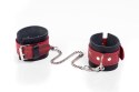 Kajdanki- Cuffs Crazy Horse Red, Small Kajdanki- Cuffs Crazy Horse Red, Small