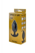 Plug-Anal plug with misplaced center of gravity Spice it up Insatiable Dark Grey Plug-Anal plug with misplaced center of gravity Spice it up Insatiable Dark Grey