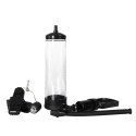Pompka-Powerpump MAX Vibrating - Black&Clear Pompka-Powerpump MAX Vibrating - Black&Clear