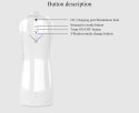 Masturbator - B - Series - Vibrating and Flashing Masturbation Cup USB 7+7 Function / Talk Mode (White)