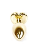 Plug-Jewellery Gold Heart PLUG- Light Blue Plug-Jewellery Gold Heart PLUG- Light Blue
