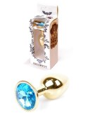 Plug-Jewellery Gold PLUG- Light Blue Plug-Jewellery Gold PLUG- Light Blue