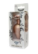 Plug-Jewellery Pearl Gold Heart PLUG- Clear L Plug-Jewellery Pearl Gold Heart PLUG- Clear L