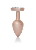 Plug-Jewellery Pearl Gold Heart PLUG- Clear S Plug-Jewellery Pearl Gold Heart PLUG- Clear S