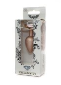 Plug-Jewellery Pearl Gold Heart PLUG- Clear S Plug-Jewellery Pearl Gold Heart PLUG- Clear S