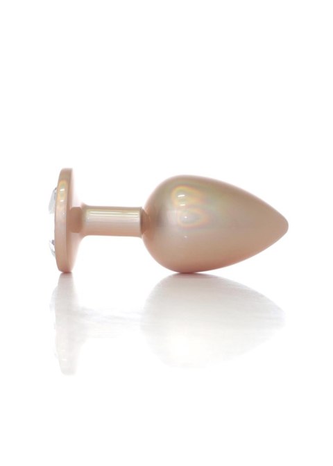 Plug-Jewellery Pearl Gold PLUG- Clear L Plug-Jewellery Pearl Gold PLUG- Clear L