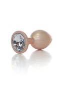 Plug-Jewellery Pearl Gold PLUG- Clear M Plug-Jewellery Pearl Gold PLUG- Clear M