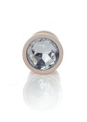 Plug-Jewellery Pearl Gold PLUG- Clear M Plug-Jewellery Pearl Gold PLUG- Clear M