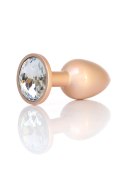 Plug-Jewellery Pearl Gold PLUG- Clear S Plug-Jewellery Pearl Gold PLUG- Clear S