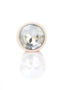 Plug-Jewellery Pearl Gold PLUG- Clear S Plug-Jewellery Pearl Gold PLUG- Clear S