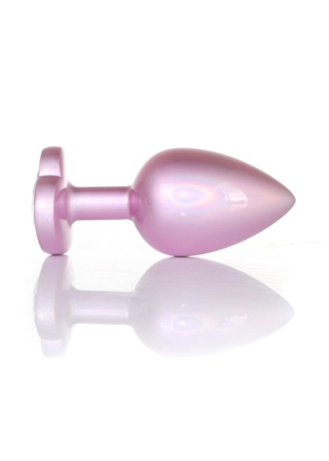 Plug-Jewellery Pearl Pink Heart PLUG- Clear L Plug-Jewellery Pearl Pink Heart PLUG- Clear L