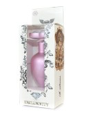 Plug-Jewellery Pearl Pink Heart PLUG- Clear L Plug-Jewellery Pearl Pink Heart PLUG- Clear L