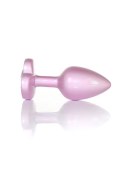 Plug-Jewellery Pearl Pink Heart PLUG- Clear S Plug-Jewellery Pearl Pink Heart PLUG- Clear S