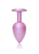 Plug-Jewellery Pearl Pink PLUG- Clear L Plug-Jewellery Pearl Pink PLUG- Clear L