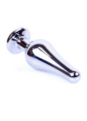 Plug-Jewellery Silver BUTT PLUG- Red Plug-Jewellery Silver BUTT PLUG- Red