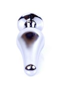 Plug-Jewellery Silver BUTT PLUG- Red Plug-Jewellery Silver BUTT PLUG- Red