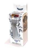 Plug-Jewellery Silver BUTT PLUG- Red Plug-Jewellery Silver BUTT PLUG- Red