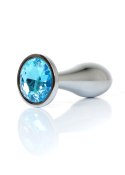Plug-Jewellery Silver PLUG- Light Blue L Plug-Jewellery Silver PLUG- Light Blue L