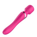 Stymulator - B - Series - Silicone Dual Massager Pulsator USB 7+7 Function (Pink) Stymulator - B - Series - Silicone Dual Massager Pulsator USB 7+7 Function (Pink)